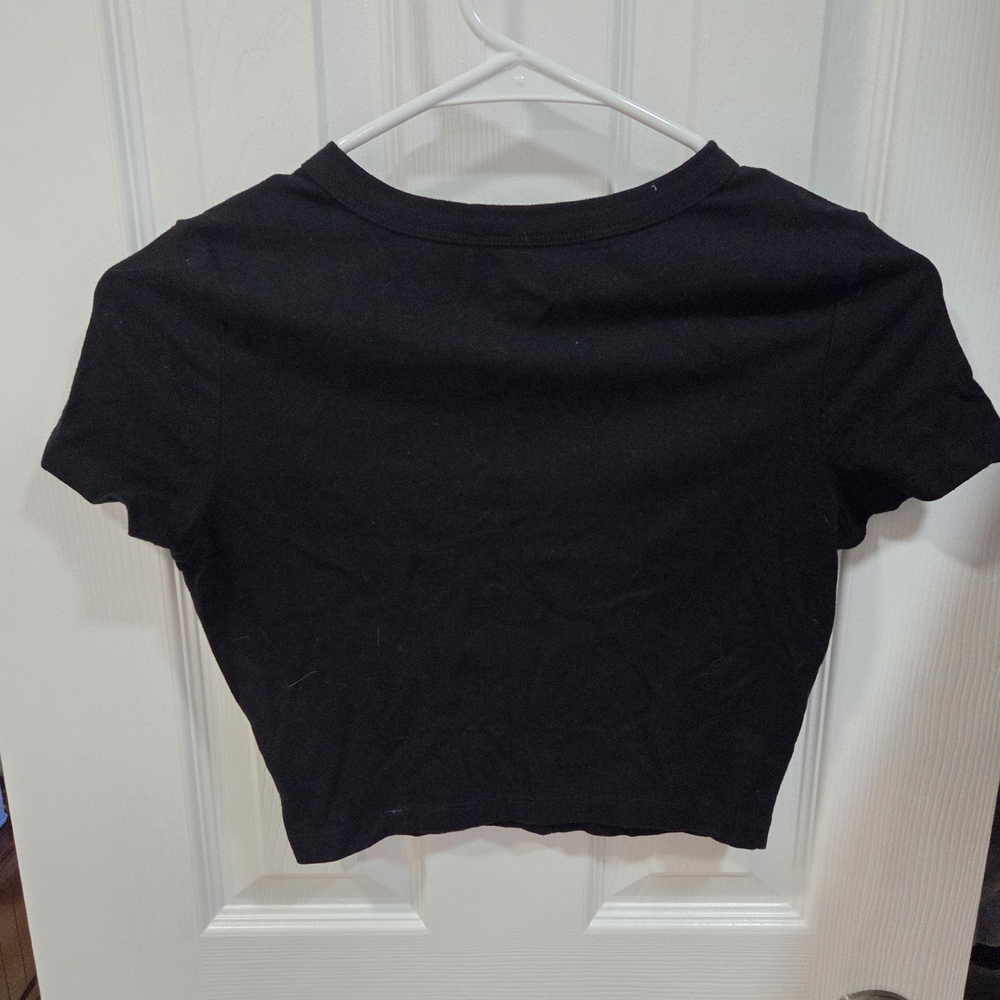 Wild Fable Black Crop Top